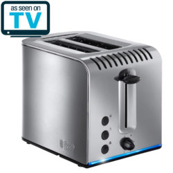 Russell Hobbs Buckingham Fast Toaster - Brushed Stainless Steel